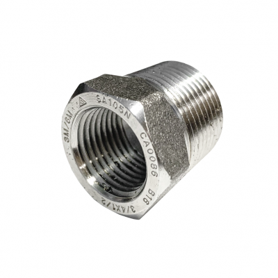 Reductor bushing acero carbón roscado both-well